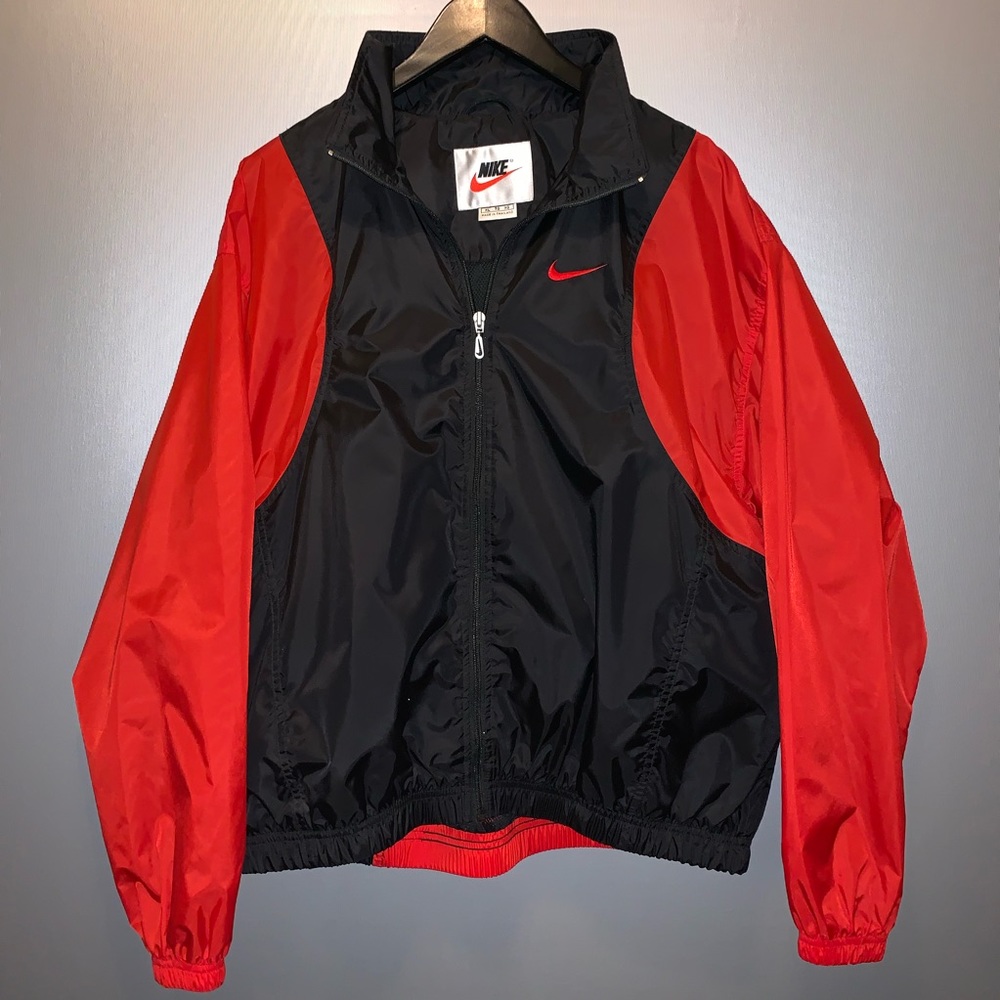Vintage 90s Nike white tag windbreaker